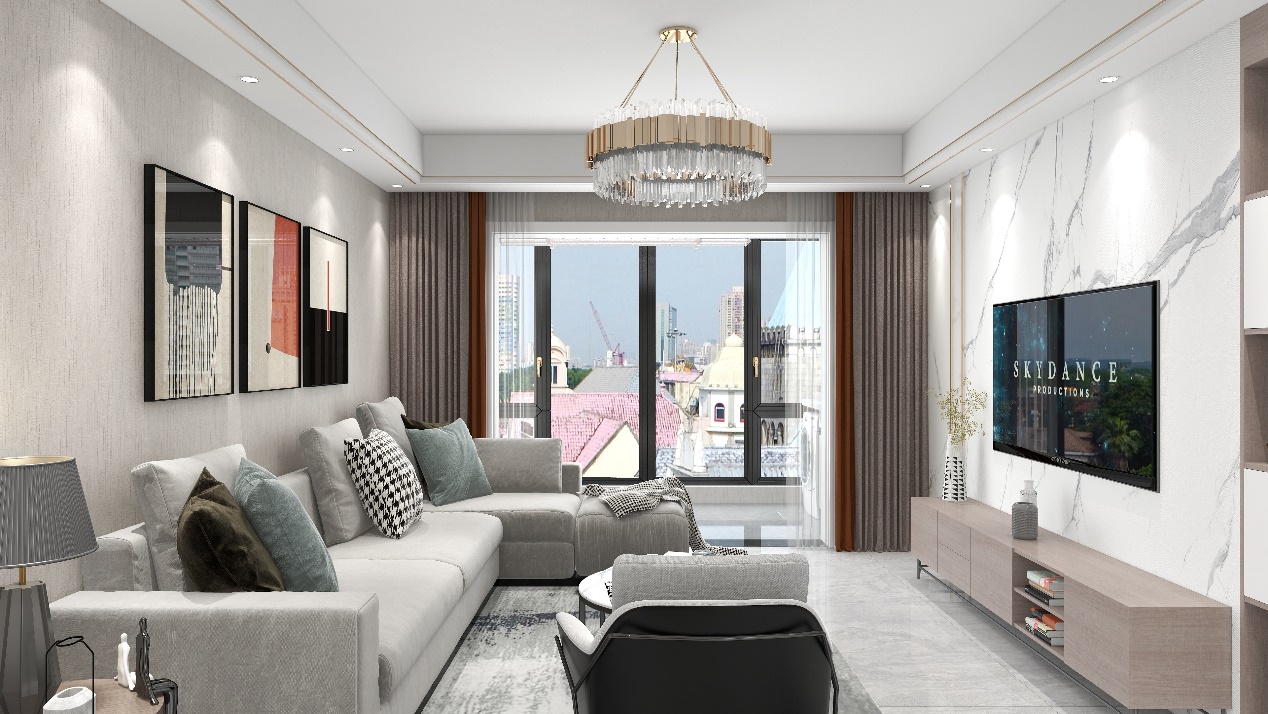 龍湖九里晴川-現(xiàn)代簡(jiǎn)約-臥室設(shè)計(jì)效果圖