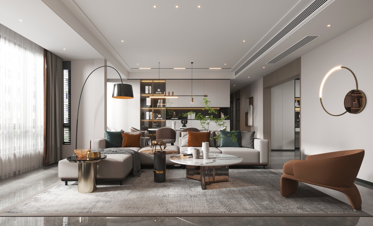 龍湖九里晴川-現(xiàn)代簡約-臥室設(shè)計(jì)效果圖